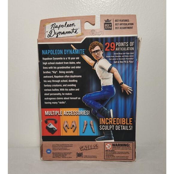 Loyal Subjects BST AXN 5" Napoleon Dynamite Collectible Figure 2020 New Sealed - Picture 3 of 7